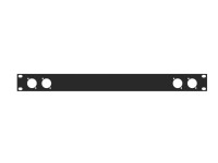 Santosom HARDWARE Rack Panel 1U, 4 D-Size (2+2) Santosom HARDWARE Rack Panel 1U, 4 D-Size (2+2)
